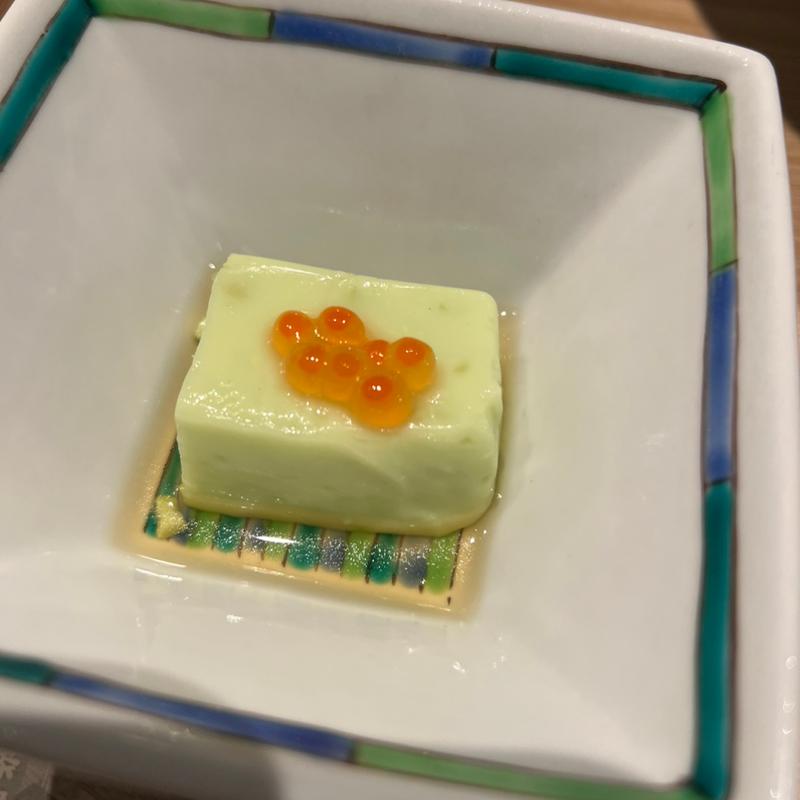 翡翠豆腐 いくら(いにしえの宿 伊久（いきゅう）)