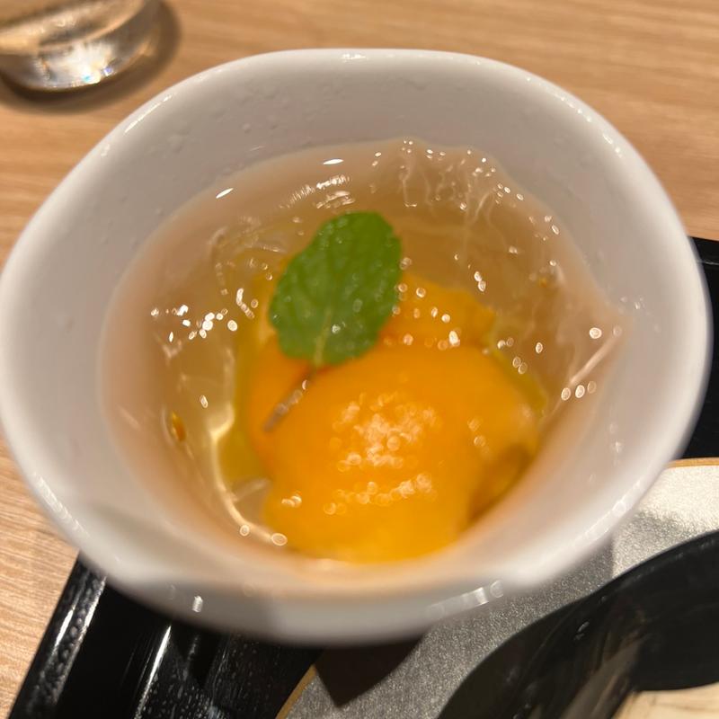 びわ蜜煮 パイン ゼリー掛け(いにしえの宿 伊久（いきゅう）)