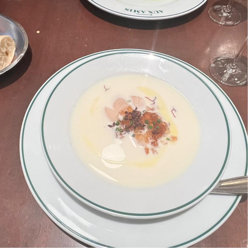 ジャガイモの冷製スープ(ブラッスリーオザミ丸の内)