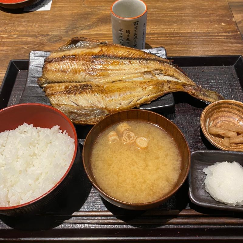 ほっけ(炭火焼干物食堂 越後屋竹千代)