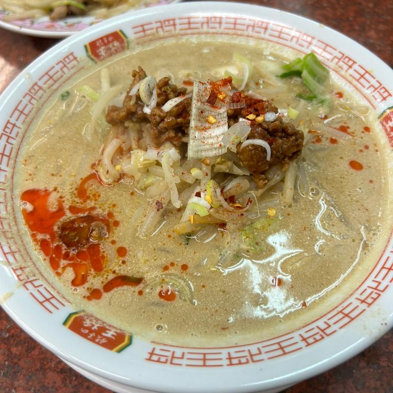 野菜たっぷり担々麺(餃子の王将 上田原店)