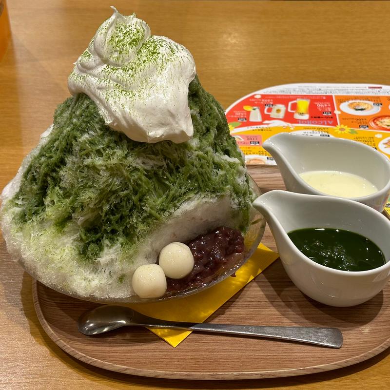 宇治金時かき氷(ココス 韮崎若宮店 （COCO'S）)