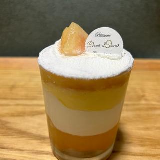 桃のショートケーキ(シャンドワゾー)