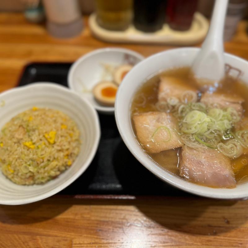 半炒飯セット(喜多方ラーメン 坂内 歌舞伎町店)