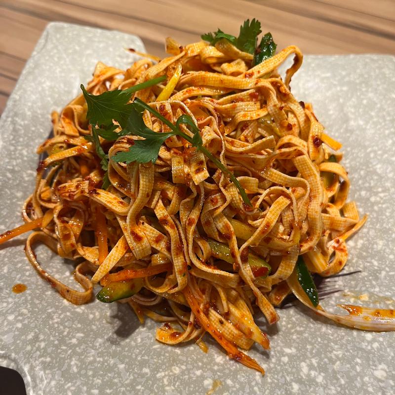 ぴり辛乾豆腐和え(千里香 上野本店)