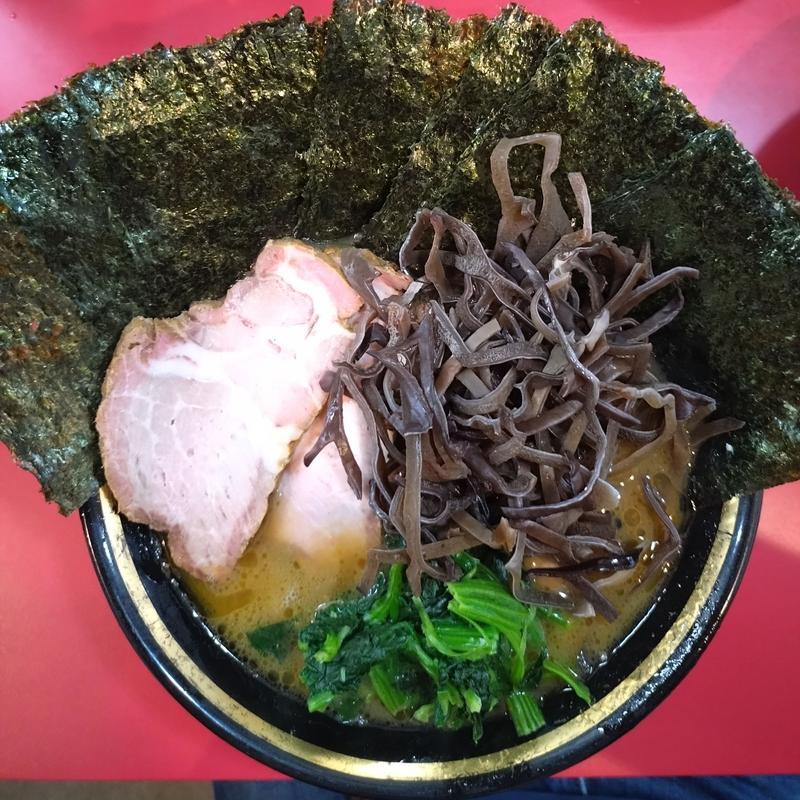 チャーシュー麺　のり増し　キクラゲ(とらきち家 光)