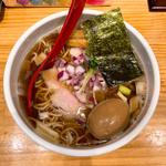 味玉炭火焼鯵煮干中華そば(煮干中華そば無双)
