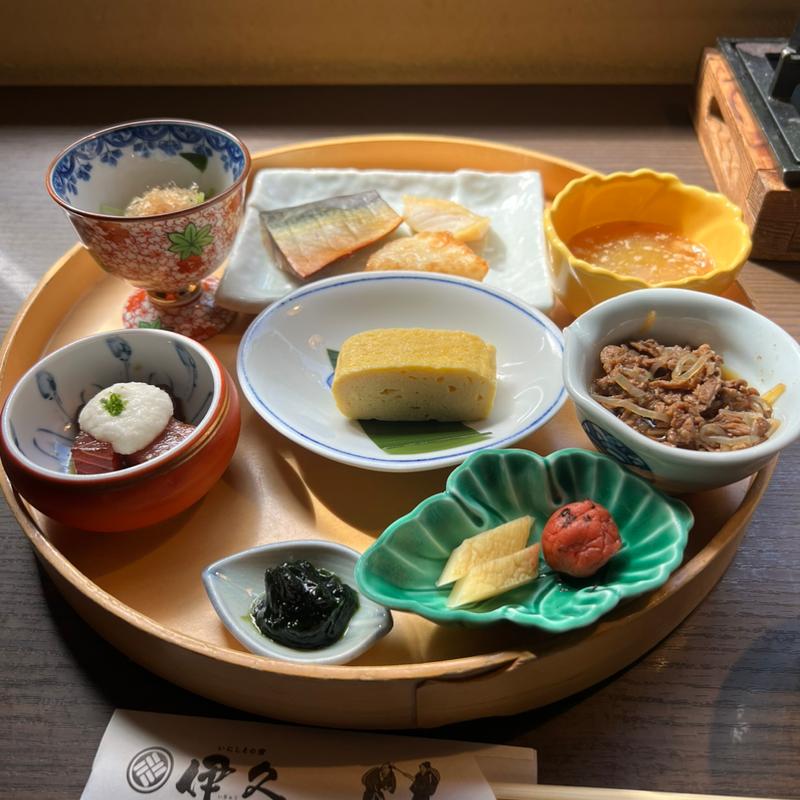 朝の御膳(いにしえの宿 伊久（いきゅう）)