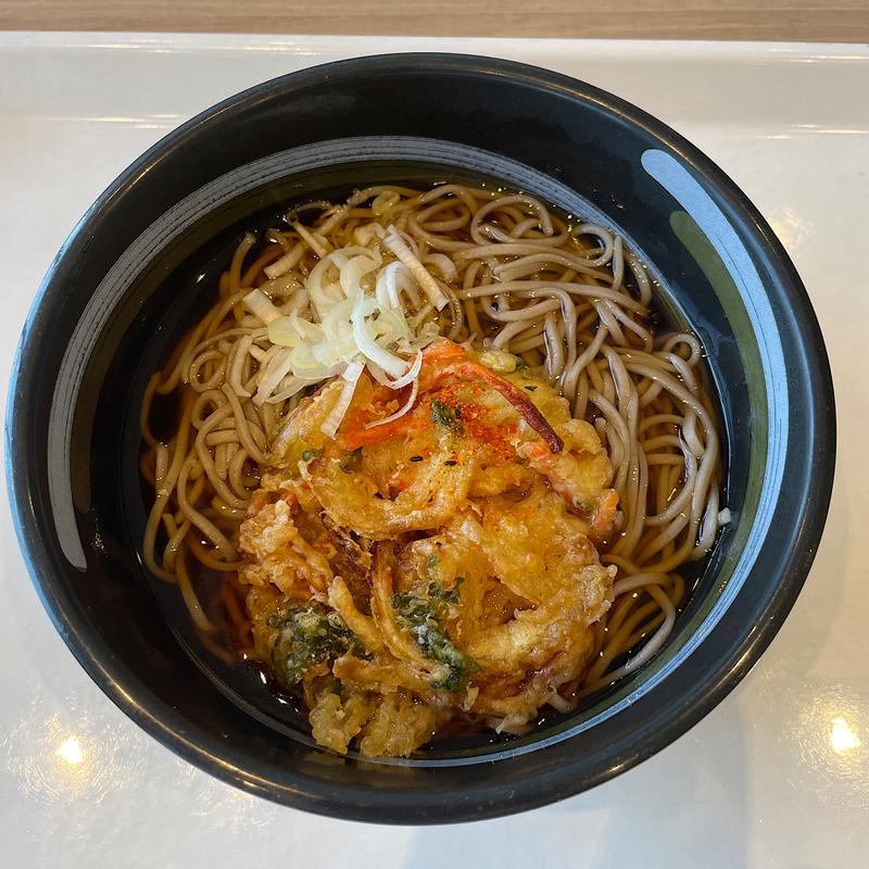 かき揚げそば(DPL横浜戸塚食堂 Sakura Deck(サクラデッキ))