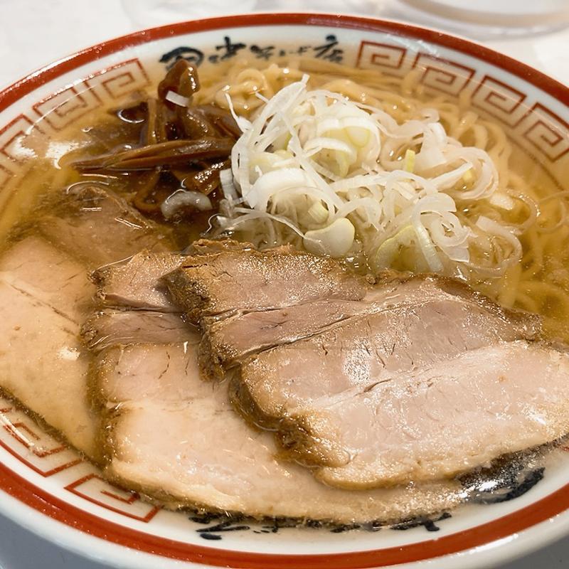 【限定】冷やかけ中華そば(中華そば専門 田中そば店 中田店)