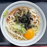 冷やし山菜たまごうどん