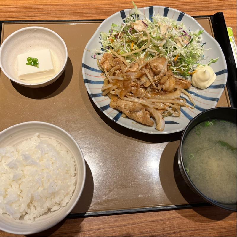 しょうが焼き定食(やよい軒 松崎店 )