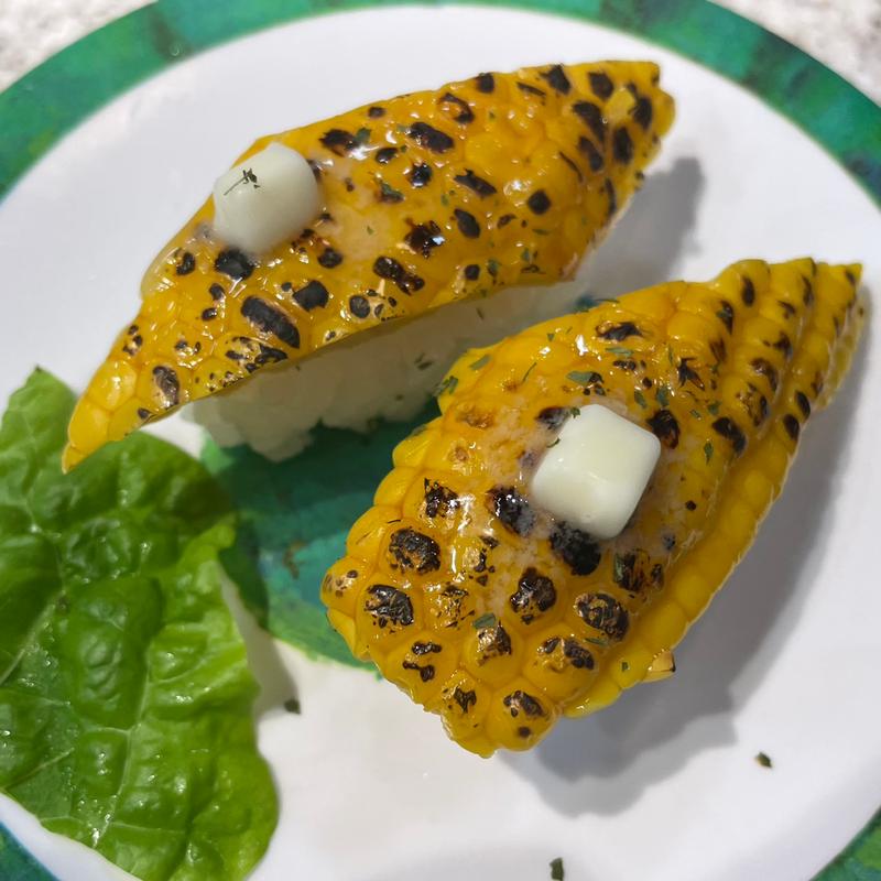 焼きもろこしバター醤油(回転鮨 清次郎 水沢店 （せいじろう）)