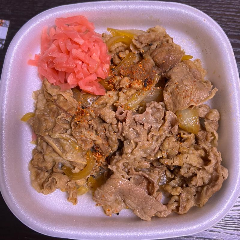 牛丼特盛(すき家 八潮西袋店)