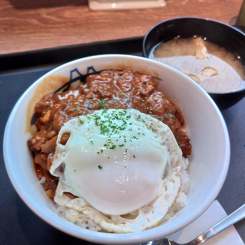 エッグハンバーグ丼(松屋 一関店)