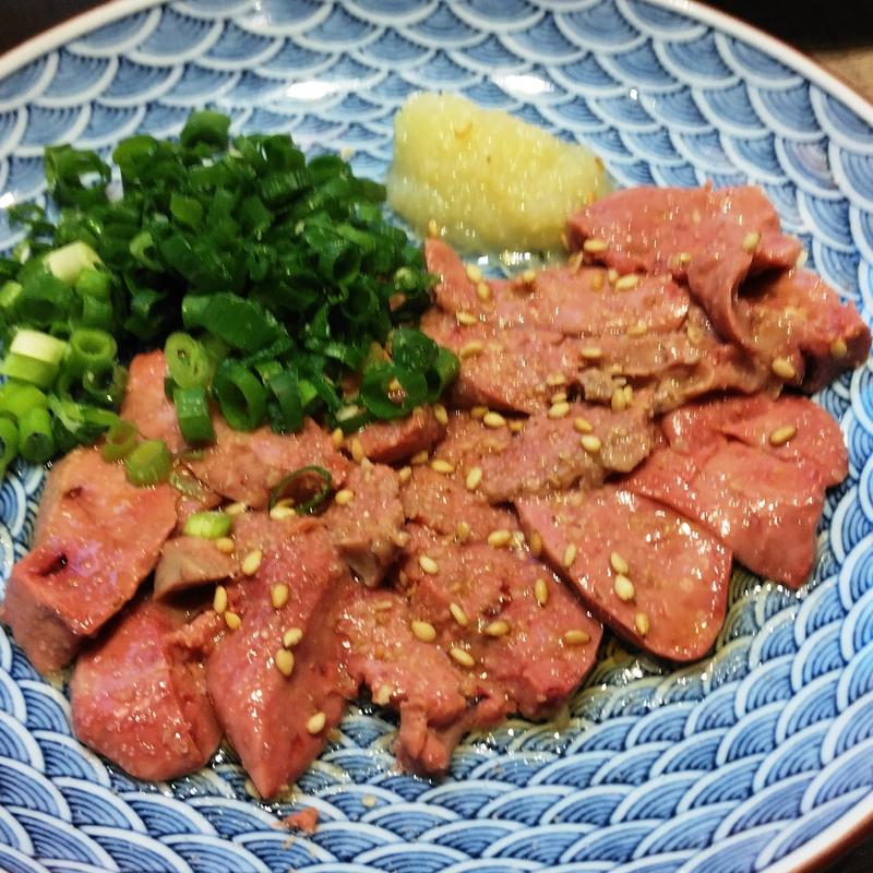 白レバ刺し(鳥番長 小伝馬町店)