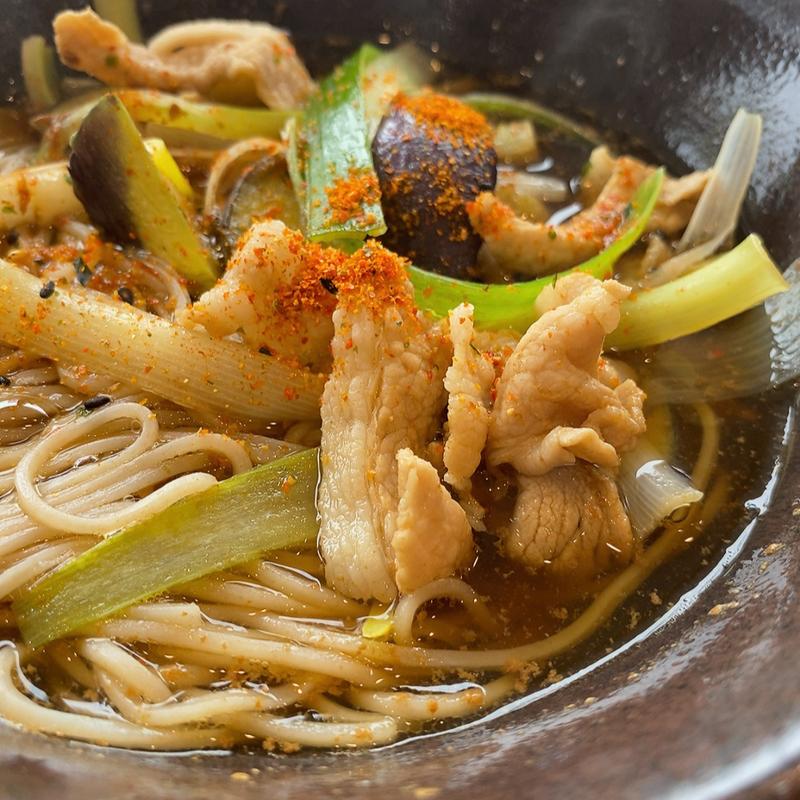 肉茄子そば(ゆで太郎 新港店 )