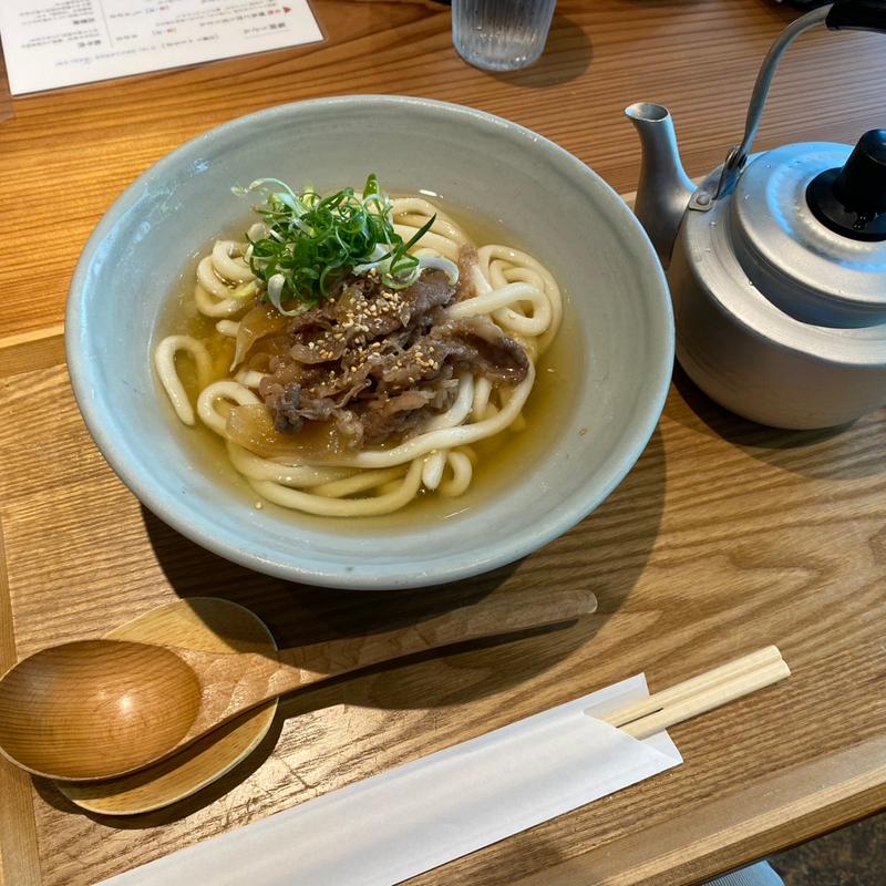 和牛肉うどん　（冷）(峰のうどん)
