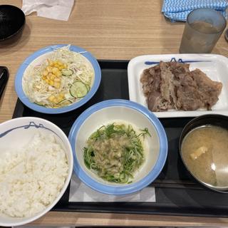 牛焼肉定食　青ネギ(松屋 足立保塚店 )