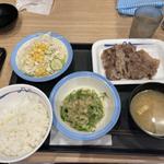 牛焼肉定食　青ネギ(松屋 足立保塚店 )