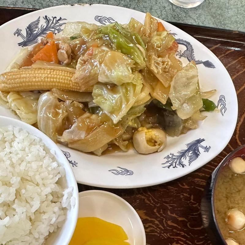 八宝菜定食(二本松バイパスドライブイン )