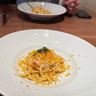 カラスミたっぷり！フレッシュトマトオイルソース(トラットリアチッチョ （Trattoria Ciccio）)