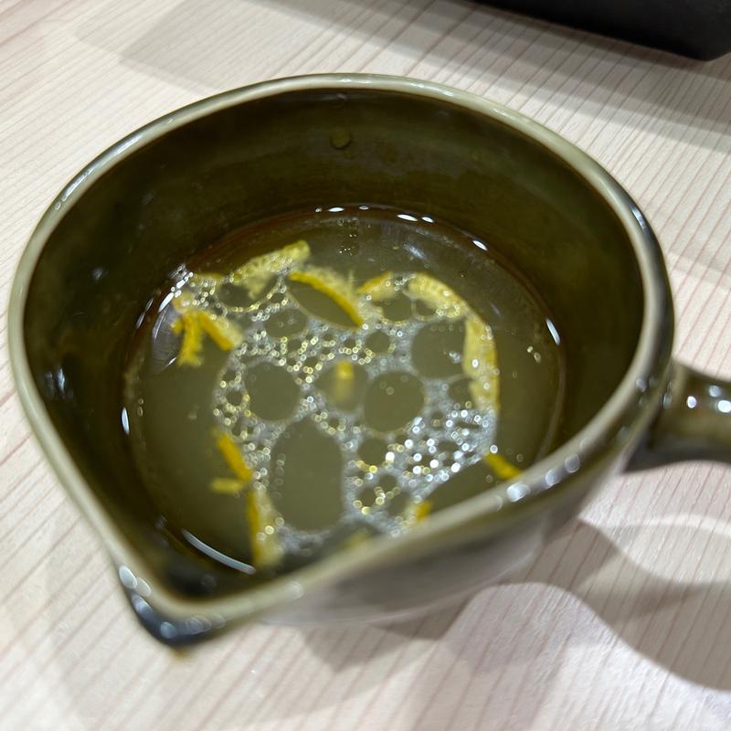 鶏と柚子（割スープ）(ラーメン専科 竹末食堂)