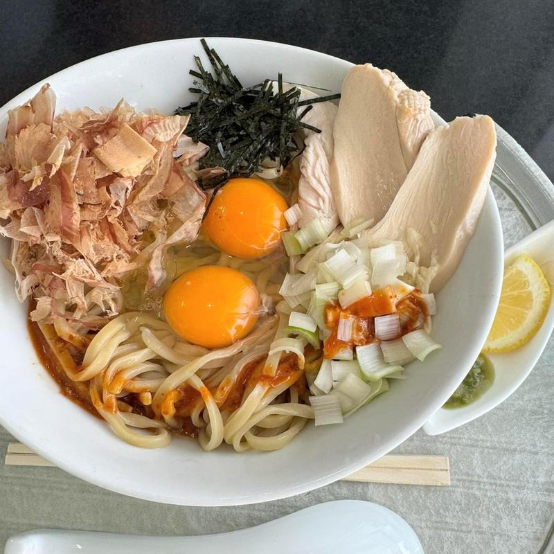 冷たまごまかけまぜそば(らー神 心温 （ここあ）)