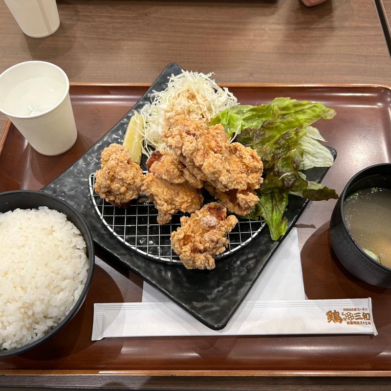 唐揚定食(鶏三和 パサール蓮田（上り）店)