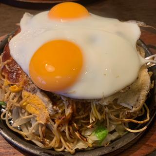 広島風お好み焼きたまごトッピング(あかおに)