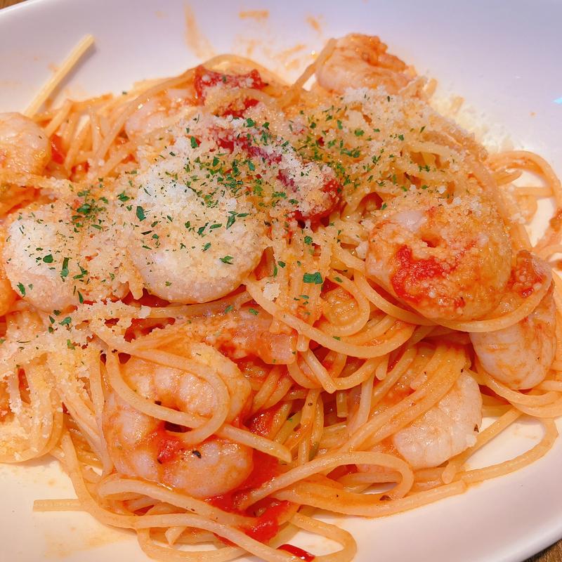 スパゲティ海老トマトクリーム(キリンシティプラス 池袋WACCA店)