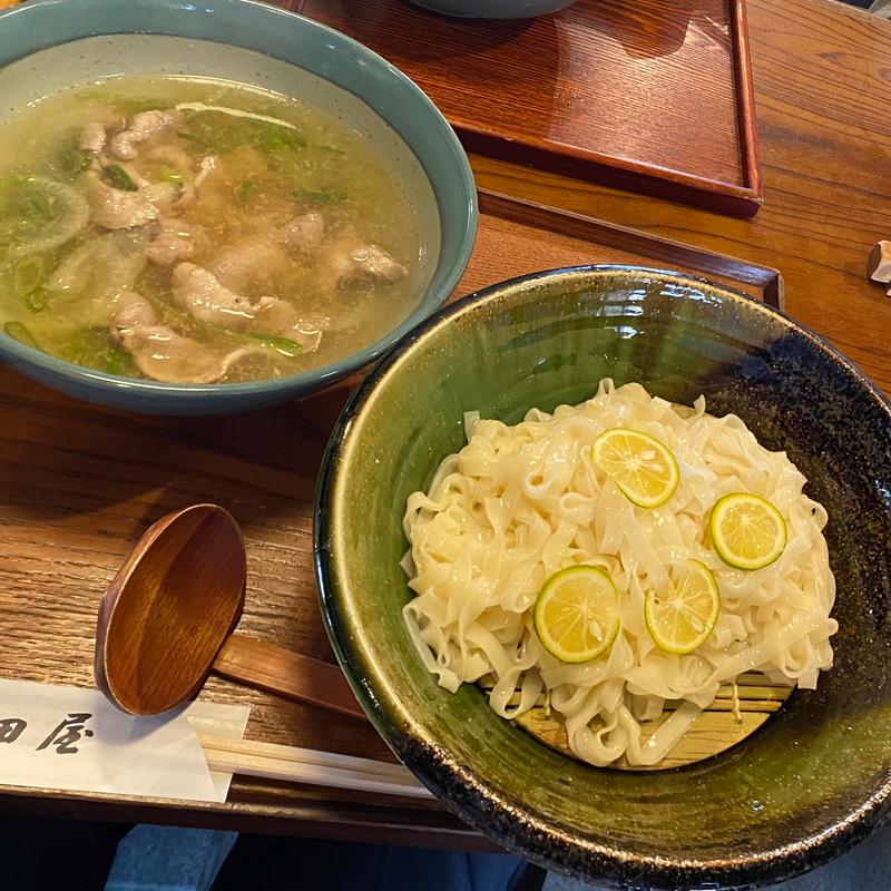 幅六きしめん温返し白つゆ(森田屋)