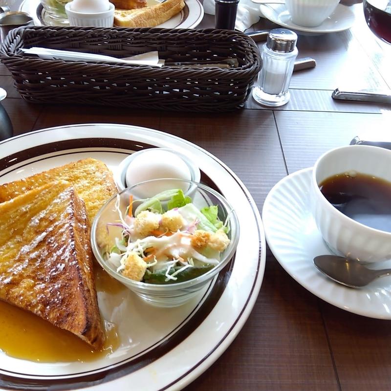 モーニングセット フレンチトースト(倉式珈琲店 新百合ヶ丘エルミロード店)