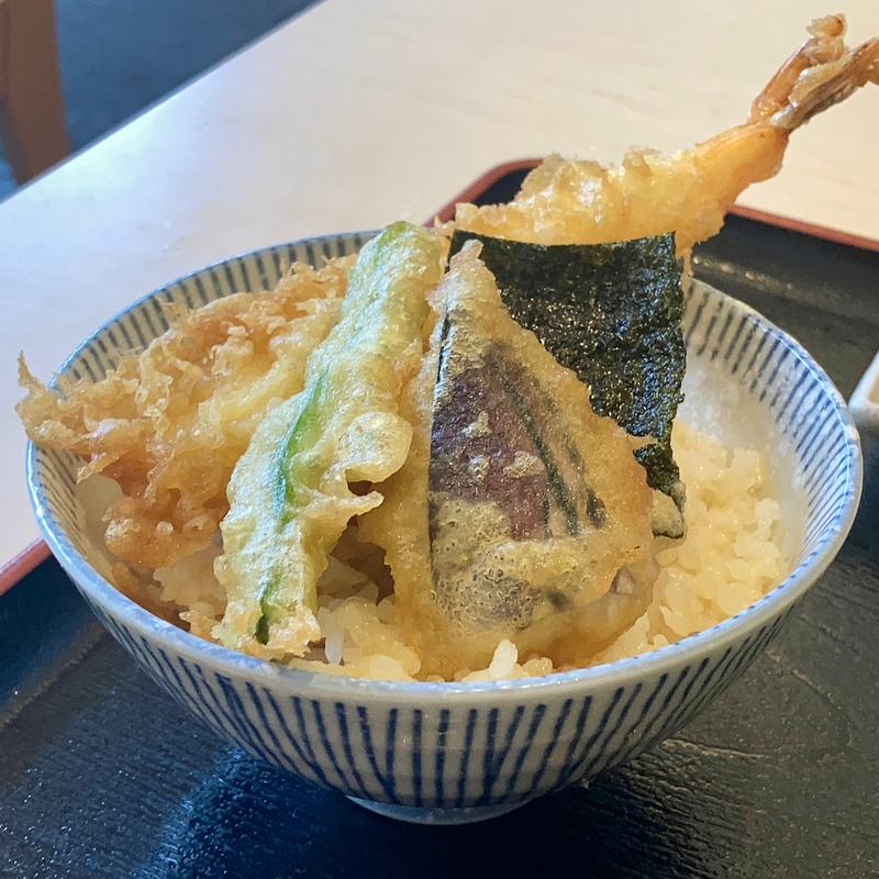 ミニ天丼定食(うどん和)