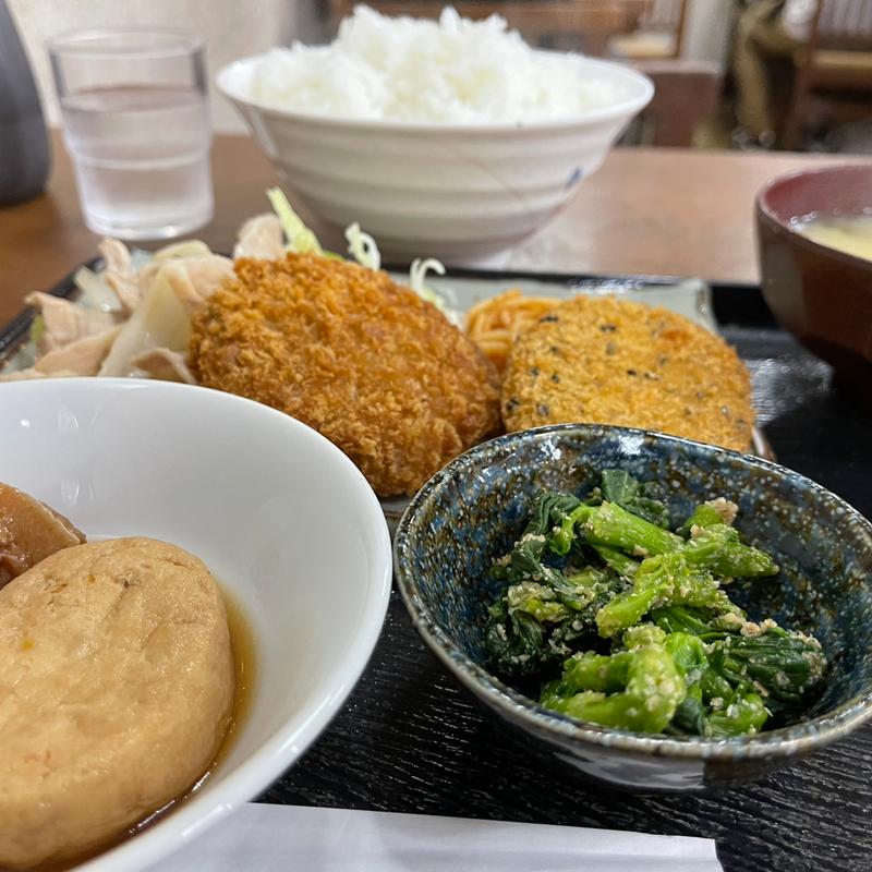 日替わり定食　大盛り(柏や)