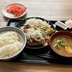 大盤生姜焼き定食/冷汁変更(吉野家 １６号線八千代村上店)