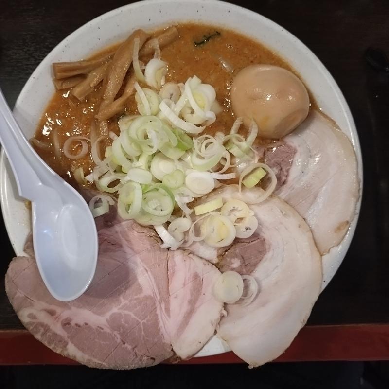 特製みそらーめん(こってりらーめん せきやけ 水道橋店)