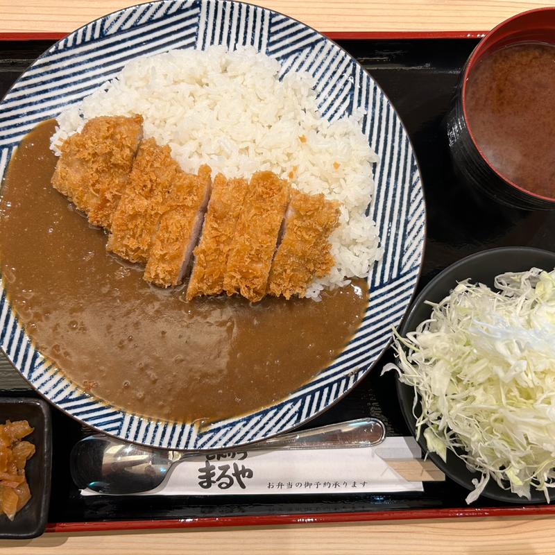 カツカレー定食(とんかつまるや 浜松町店)