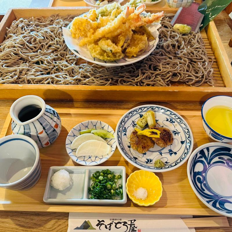 板そば（二人前）(そばとろ屋)