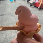 八ツ橋ソフト（濃いちご）(本家西尾八ッ橋 嵐山店 )