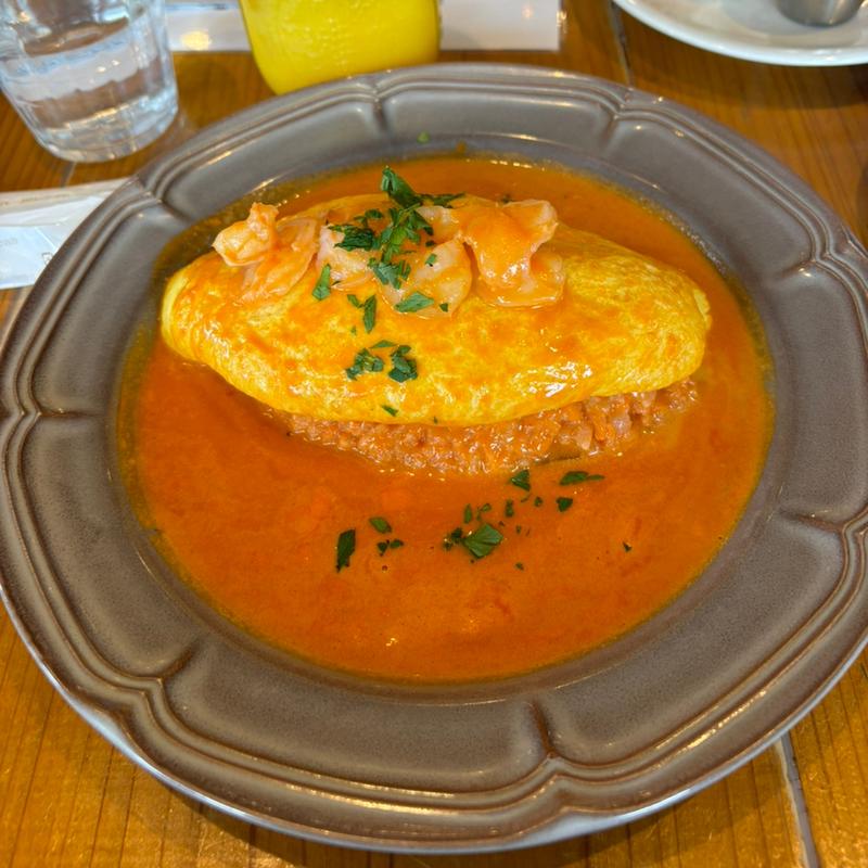 海老クリームオムライス(Espresso D Works 鹿嶋)