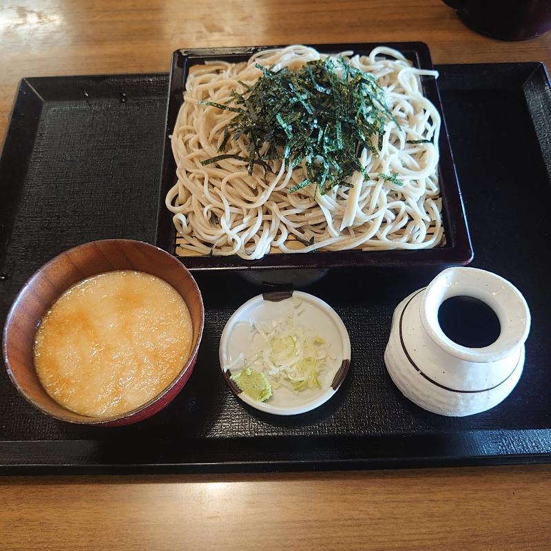 とろろそば＋大盛り(手打そば 野麦 )