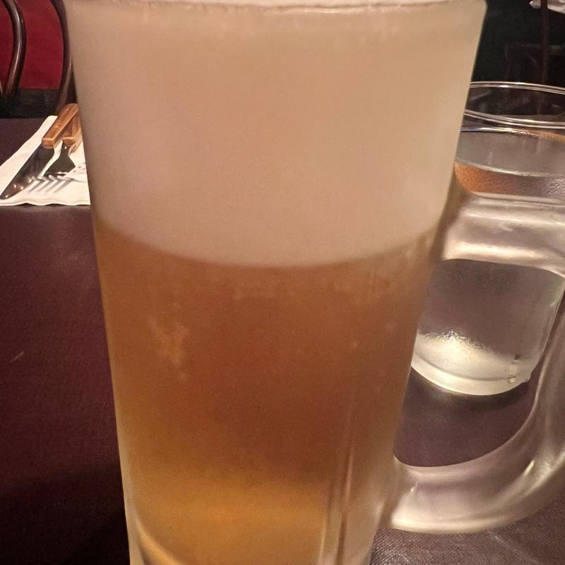 生ビール(ステーキハウス ニューテキサス)