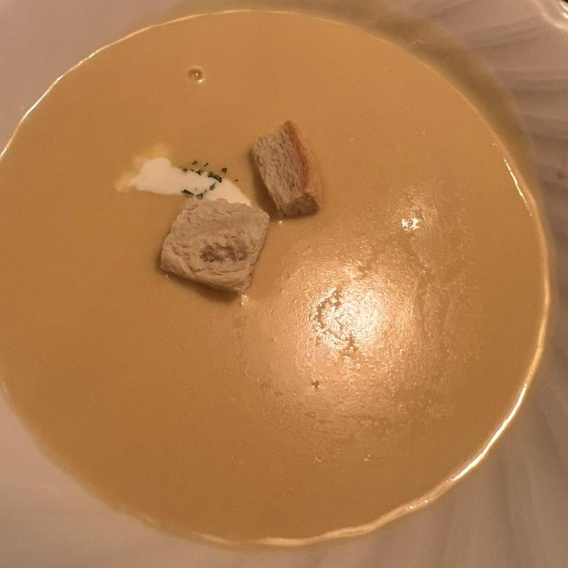 コーンスープ(ステーキハウス ニューテキサス)