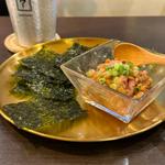 まぐろ納豆韓国海苔つつみ