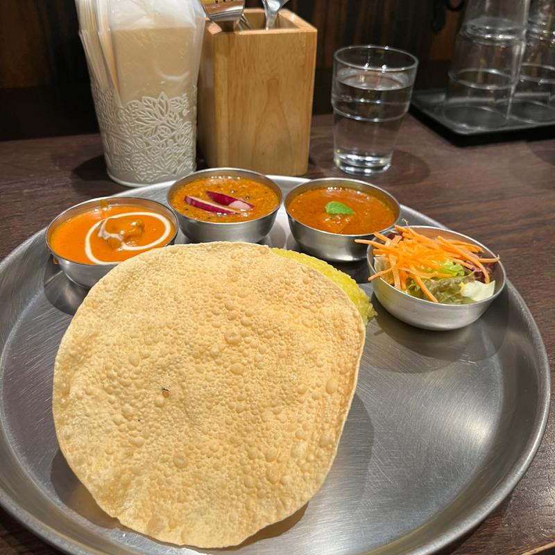 2種カレープレート(エリックサウス 東京ガーデンテラス店 )