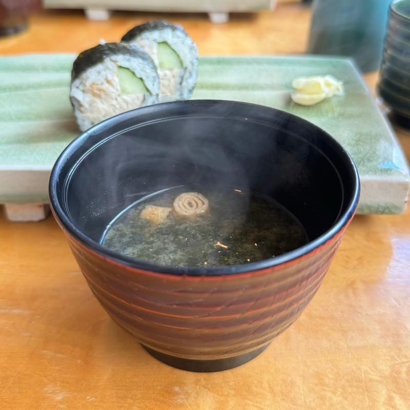 あおさの味噌汁(SUSHI てさく)