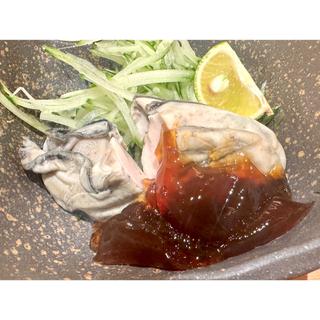 牡蠣低温蒸し(鮨酒場てっぺい)