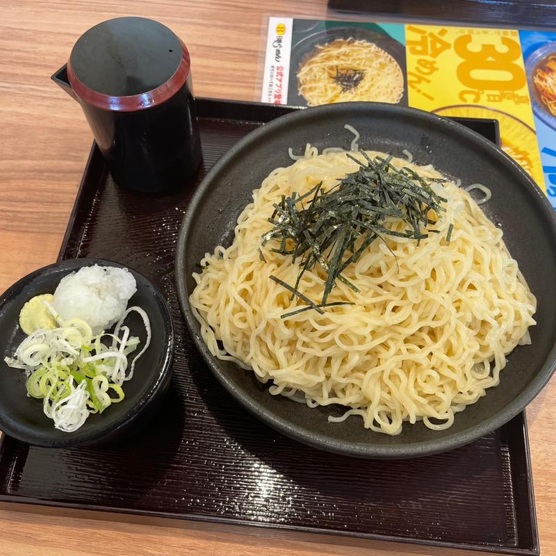 ざるラーメン　大盛(８番らーめん 福光店 （はちばんらーめん）)