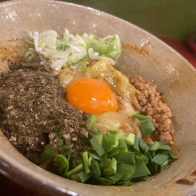 旨辛台湾まぜ麺焦がしチーズ(まぜ麺マホロバ)